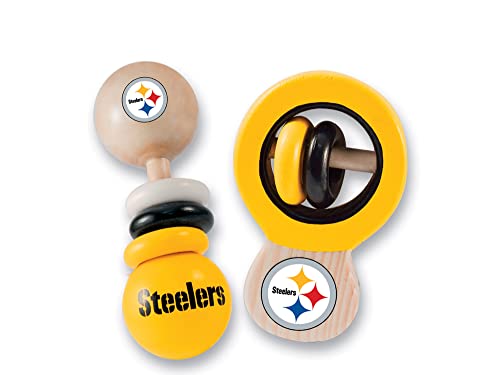 Nfl New England Patriots Baby Rattle Set - 2 Pack #TOP17