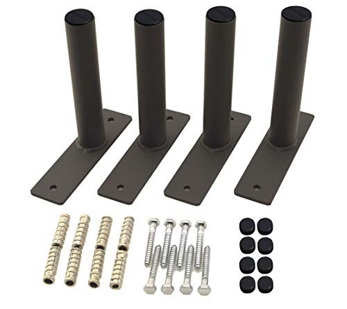 FibreHead FH-4WH Flush Wheel hangers set - Wall mount tire rack alternative Grey 4pack - Image 3