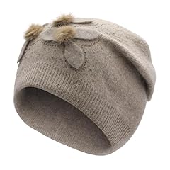 Three Small Pom Flowers Tan