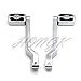 HONGK- Chrome Aluminum Heel/Toe Shift Levers with Skull Shifter Pegs Compatible with H-D Heritage Softail FLST 1986-later [B07FDKPVMN]