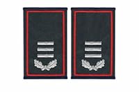 M2 emm-zwo Dienstgradabzeichen Dienstgradschlaufen Oberbrandmeister (OBM) Oberbrandmeisterin (OBM'in) Feuerwehr Niedersachsen