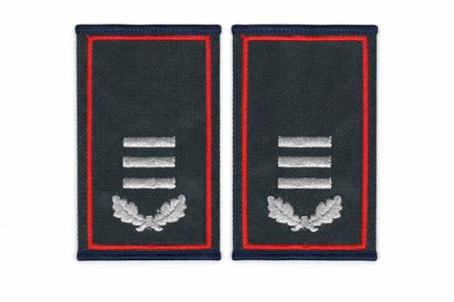 M2 emm-zwo Dienstgradabzeichen Dienstgradschlaufen Oberbrandmeister (OBM) Oberbrandmeisterin (OBM'in) Feuerwehr Niedersachsen