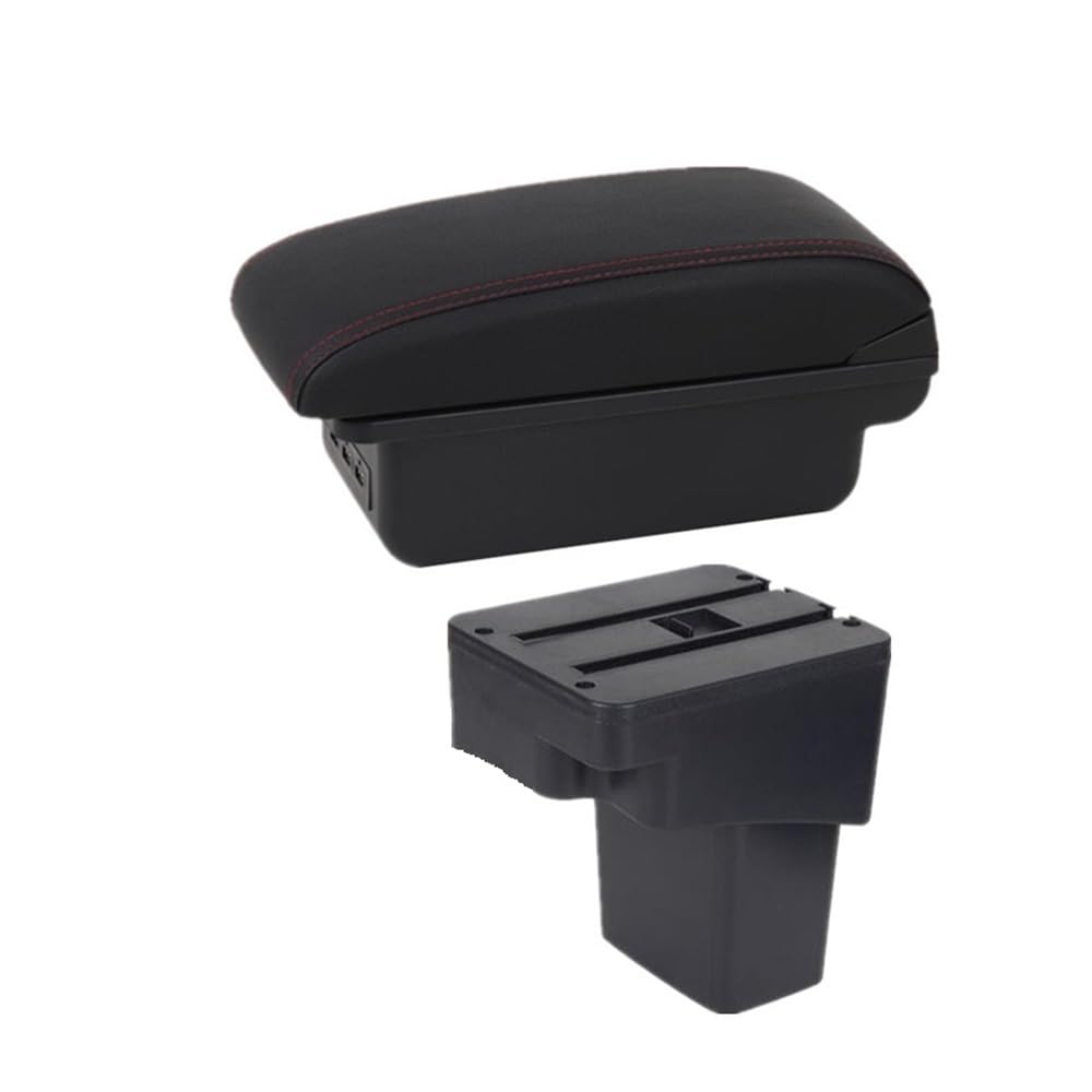 Yulegudi B1 Red Line 3Usb Car Armrests For Hyundai For Accent Rb Solaris Verna