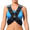 EMPOWER Weighted Vest for Women with Reflective Strips Fixed 8lbs, Adjustable 4-10lbs 4 in1 or Adjustable10-16lbs 4 in 1, Strengthen Muscles, Boost Bone Health, and Burn More Calories for Workout - Rucking Vest