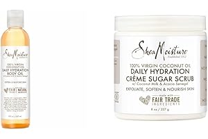 Goddess Sugar Scrub + Shower Gel, Coconut Oil, with Shower Gel 6.7oz