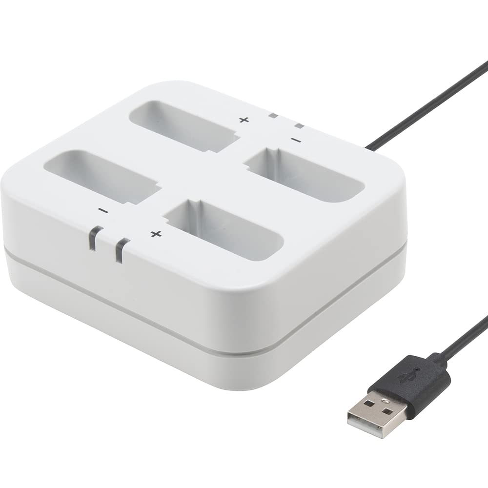 Amazon.co.jp: CYBER ・ コントローラー充電スタンド 4個タイプ