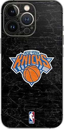 Skinit Decal Phone Skin Compatible with iPhone 13 Pro - Officially Licensed NBA New York Knicks Black Secondary Logo Design