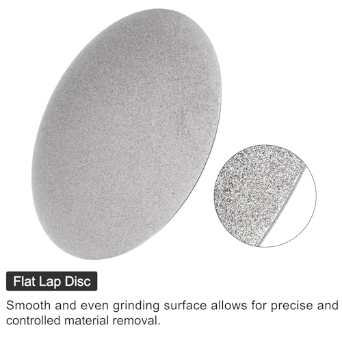 uxcell Diamond Sanding Grinding Disc, 8-Inch (200mm) Grit 120 No Center Hole, Flat Lap Disk Polishing Discs Abrasive Wheel for Gemstone Tile Porcelain Glass Stone Metal by uxcell - Used condition - Image 5
