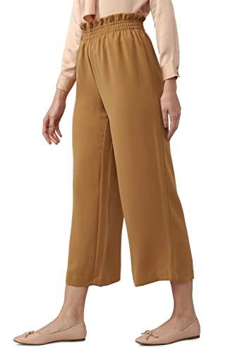 Image of Van Heusen Women's Relaxed Fit High Rise Relaxed Formal Elastic Waist Paperbag Pants