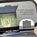 KHIPPUS K440 Ultraviolet Counterfeit Bill Detector, Magnetic Ink Sensor, Backlight for Watermark Detection, Built-in Magnifier for Money, Credit Cards and IDs
