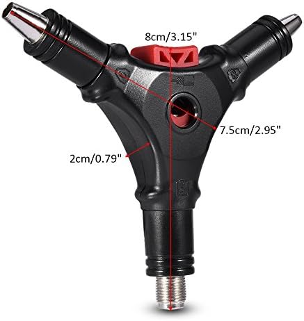 Wendry Coaxial Cable Stripper,Coaxial Compression Tool,F Head Wire Connector Coax Cable Stripper,F Coaxial Cable Stripper for RG6,RG59