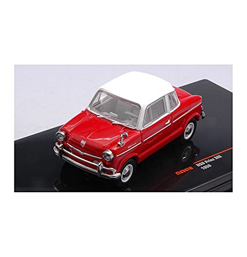 NSU PRINZ 30E 1959 RED-WHITE 1:43 - Ixo Model