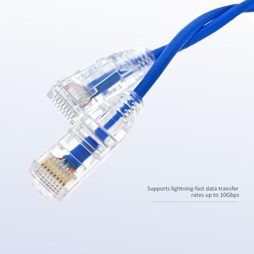 Cable Ethernet Cat6A 1ft patch cable 12 unidades miniatura 3
