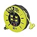 Masterplug 30ft Heavy Duty Extension Cord Cassette Reel with 4 120V / 10 amp Integrated Outlets