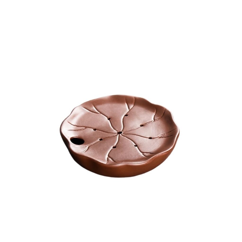 Bandeja decorativa china pulida con precisión y base firme para teteras artesanales
