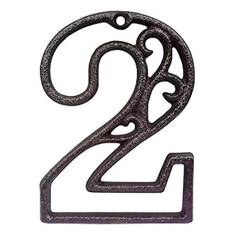 INCREWAY Retro Cast Iron House Number Cover