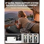 Gonex 4" Self Inflating Sleeping Pad with Electric Pump, Camping Mattress - Image 4