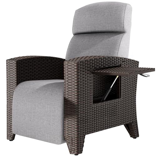 ONKBOITE Relaxliege Liegesessel, Ergonomische Relaxliege Rattansessel,...