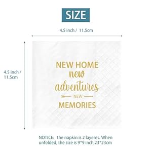 100pcshousewarminggiftsnapkinsfornewhomeuniquefirsttimehouseownerpresentsgiftideasformenwomencoupleshousewarmingpartydecorationsuppliesfavors45x45in2ply Urban Country Home Decor 100pcs housewarming gifts napkins for new home unique first time house owner presents gift ideas for men women couples housewarming party decoration supplies favors 45x45in 2ply urban country home decor