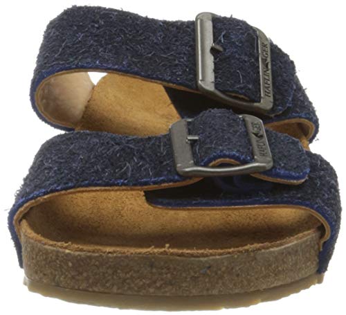 Image of HAFLINGER Andrea Elegant Leather Sandals with Rubber Sole and Cork Latex Footbed Unisex