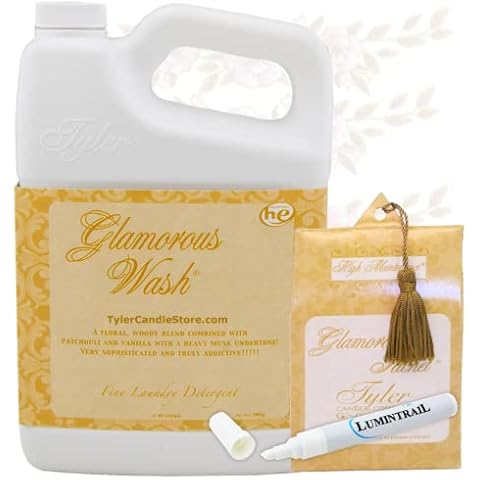 Tyler Glamorous Wash High Maintenance Fine Laundry Detergent with Stain Remover Pen and Dryer Sachets - Liquid Detergent Designed for Clothing - Hand & Machine - 64oz (High Maintenance) Cover