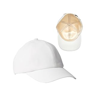 Red by Kiss Baseball Cap Satin Lined Interior, One Size Fits All, Keyshia Cole Adjustable Cap (White) - Amazon product rated Grade B