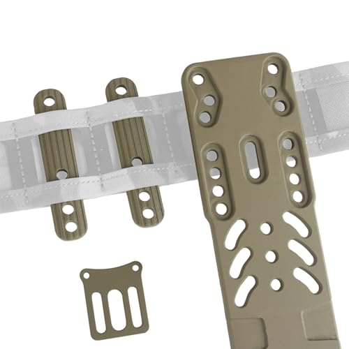 CZMYCBG Tactical Modular Adapter, Hunting Shooting Quick-Release Systems Kit, Drop Leg Adapter with Thigh Strap(Brown)