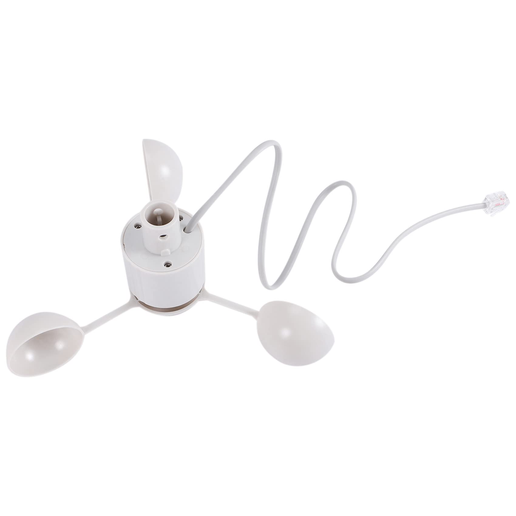 WH-SP-WS01 AnéMomèTre Instrument de Mesure de la Vitesse Du Vent Capteur de Vitesse Du Vent Instrument MéTéOrologique pour AnéMomèTre Misol, Blanc