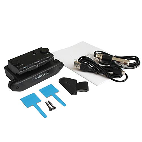 Resonance Pickup Acoustic Guitar Pickup with Delay Reverb Chorus Effect Pedal Controls for Acoustic Guitar Multi-function Accessories Black FR2 (FR2) - Thumbnail 4