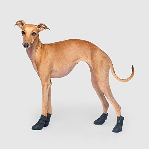 Canada Pooch | Unlined Wellies Waterproof Dog Boots | All-Season Silicone Paw Protection (Black 3XL)