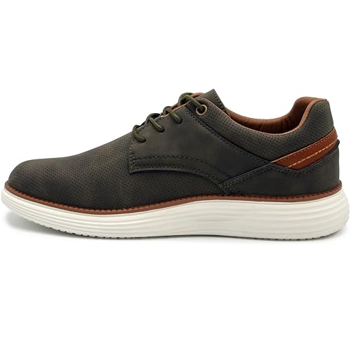 Image of AKADEMIKS Mens Dayton Oxford, Comfortable Footwear for Formal and Casual Wear