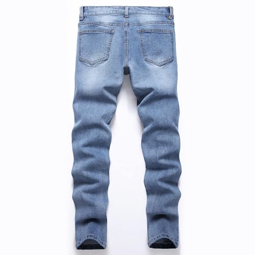 NOVOCCT Boys' Ripped Skinny Stretch Jeans, Fashionable & Comfortable Slim Fit Denim Jeans Pants for Active Little Guys2