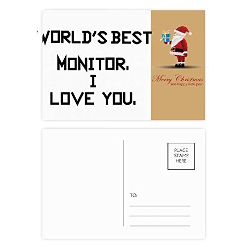 Cartes postales I Love You Père Noël parfaites avec vos cadeaux