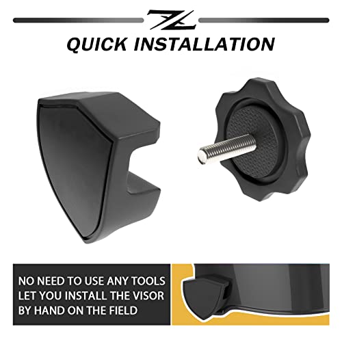 Image of Tinted Football Visor, Fits Youth and Adult Football Helmets