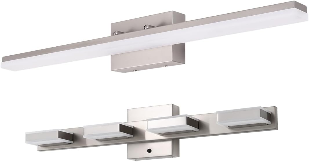 mirrea 36in Modern LED Vanity Light for Bathroom Lighting Dimmable 36w ...