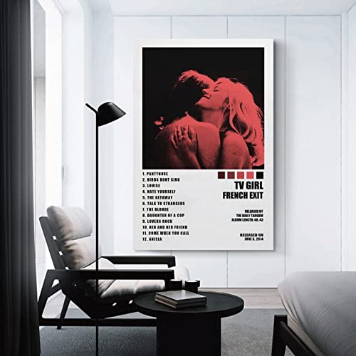 Tv Girl Poster French Exit Album Cover Posters Canvas Art Poster And Wall Art Picture Print Modern Family Bedroom Decor Posters 12X18Inch(30X45Cm) #TOP2
