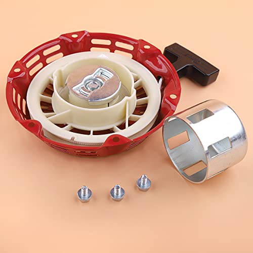 Arranque de retroceso con rebobinado para motor de arranque de cortacésped GX160 4