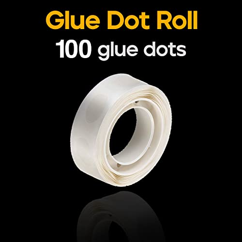 Image of Just Party Adhesive Glue Dot & 5 meter Arch Strip combo for Wedding /Anniversary /Birthday Decoration - 1 Roll Each