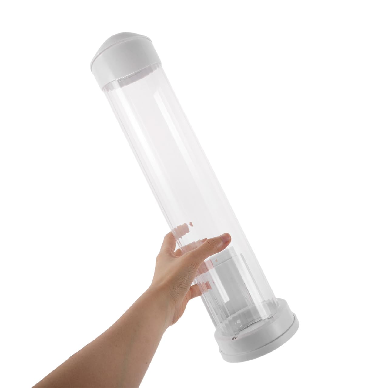 PRETYZOOM Distributeur de Cornets de Glace Présentoir Automatique pour Cornets Usage Commercial Événements Petits Commerces