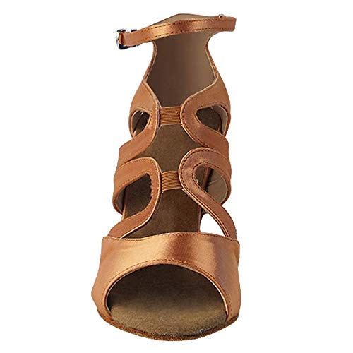 Very Fine Women's Ballroom Dance Shoes Tango Wedding Salsa Shoes Sera7039EB Comfortable Dance Shoes 3" [Bundle of 5]3