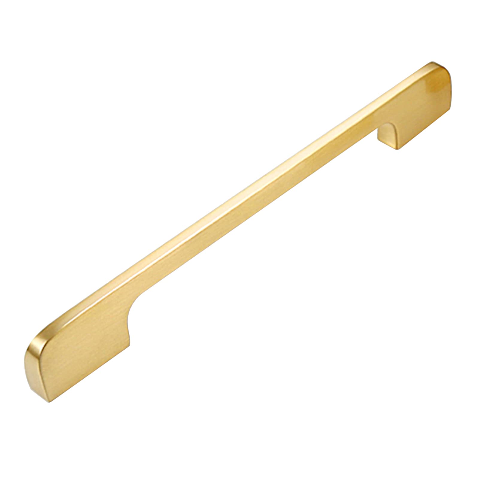 Poignée de porte de meuble en cuivre pur or pour placard chic