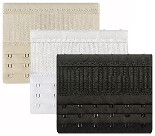 Women Elastic Bra Extenders 5/6 Hook(Optional) Bras Back Extension Strap