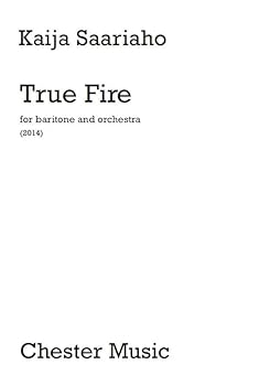 Paperback True Fire for Baritone Voice and Orchestra Score Book