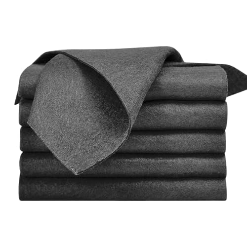 Genérico Tabla De Limpieza De Microfibras - Juego De 5 Paños De Cocina De 5 Platos | Recurre Absorbente para Vidrio, Espejo, Mostrador, Parabrisas, Baño, Cocina, Automóvil, Baño, Limpieza del Hogar.