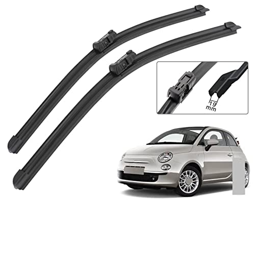 Balais d'essuie-glace avant Fiat 500C pour rouler serein sous la pluie