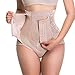 Produktbild Bingrong Damen Miederhose formender Miederslip Bauchweg Unterhose Sheapwear Po Push-up & Lifter Panty Rücken teiltransparent Höschen Formslip, Figur Shaping Miederpants,Hautfarben Gr. XL
