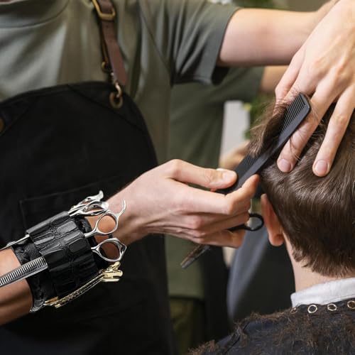 Sac de rangement ciseaux cheveux compact et pratique pour barbier - 3