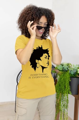 Image of Black History Shirts Black Graphic tees for Men and Women, Magic Fashion Afro American Natural Hair Vintage Melanin T-Shirts