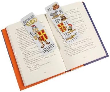 Laminated Armor of God Bookmarks - Bulk Set of 48 - VBS 2026, Sunday School and Religious Supplies