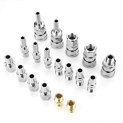 Outil pneumatique, raccord d'air 1/4 Bsp, raccord rapide japonais, 18 connecteurs de tuyau d'air à filetage interne et externe, adaptateur de compresseur, escon
